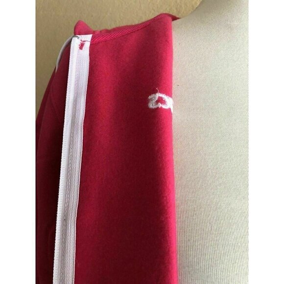 Asics Women's Pink Cotton Blend Zip Hoodie YT1487 Jacket Size XS S - Picture 9 of 16